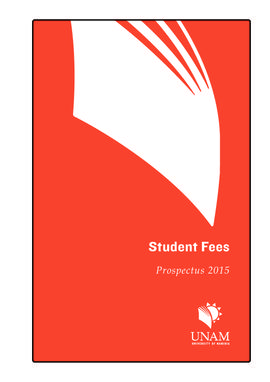 Student Fees Prospectus - 2015