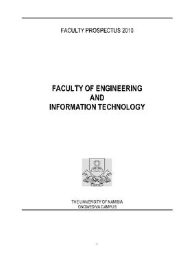 Faculty of Engineering & Information Technology - 2010